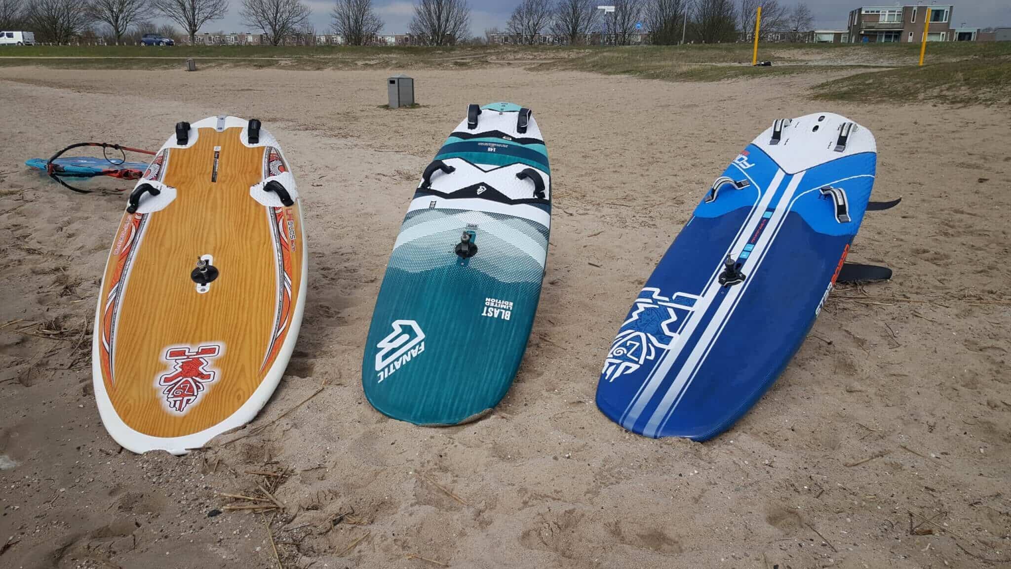 Windsurfboards to wind foil with - Windfoilen Nederland