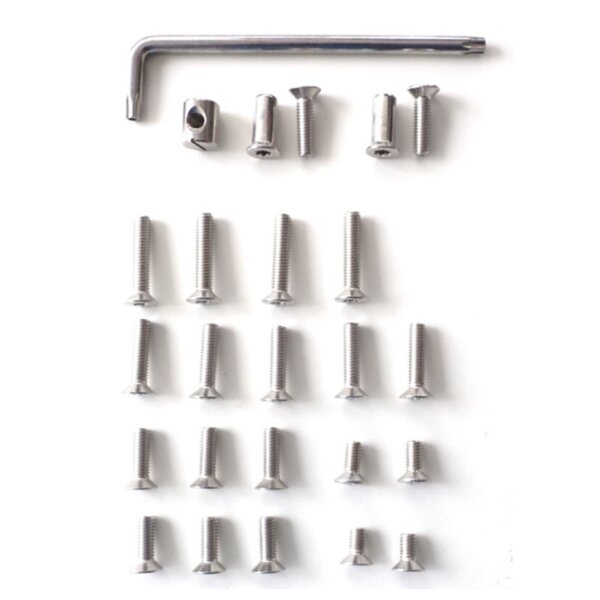 Starboard bolts and nuts windfoil set - all parts