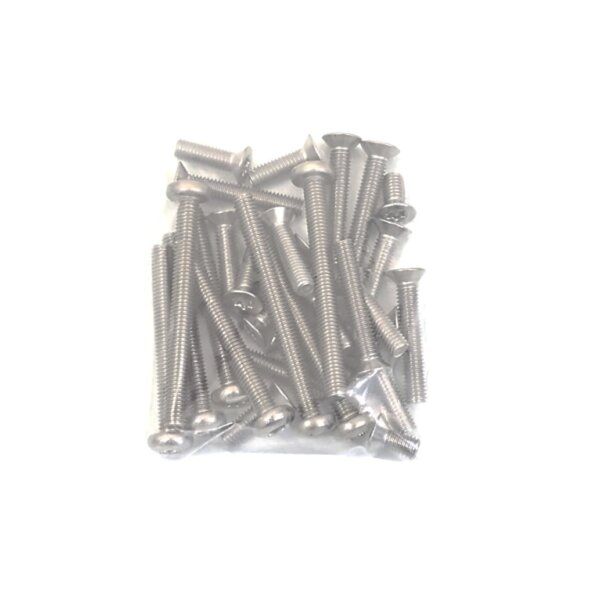 Variety mix Torx stainless steel bolts