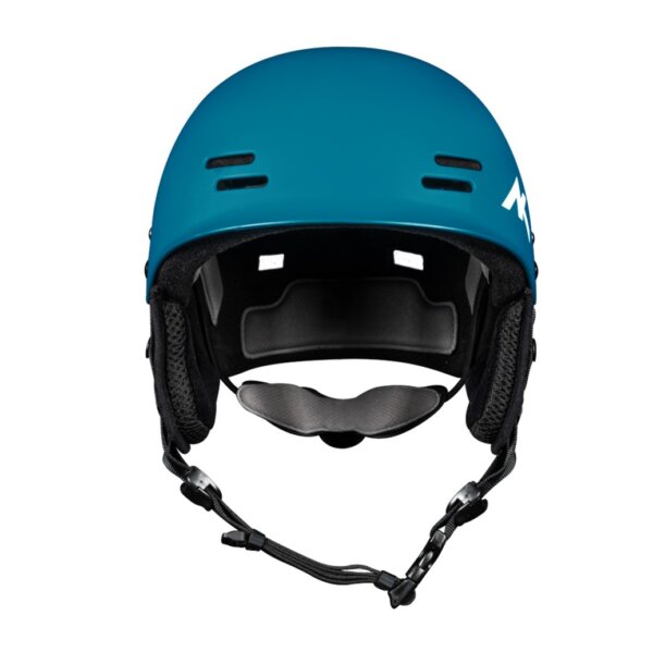 AK rio helmet teal front 2