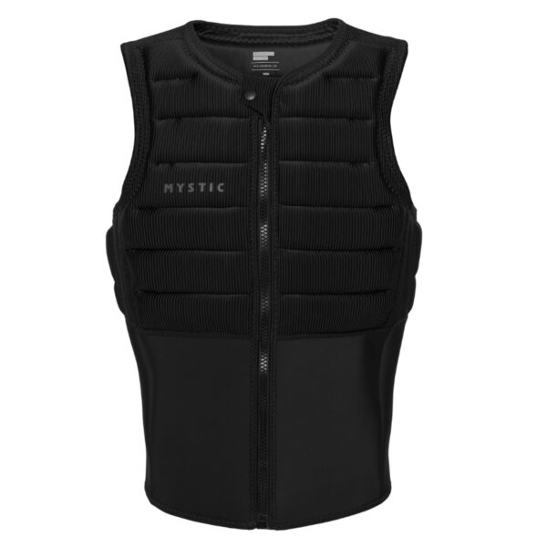 Mystic impact vest Majestic black front