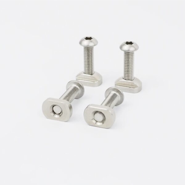Stainless steel M8 T nut set bolkop