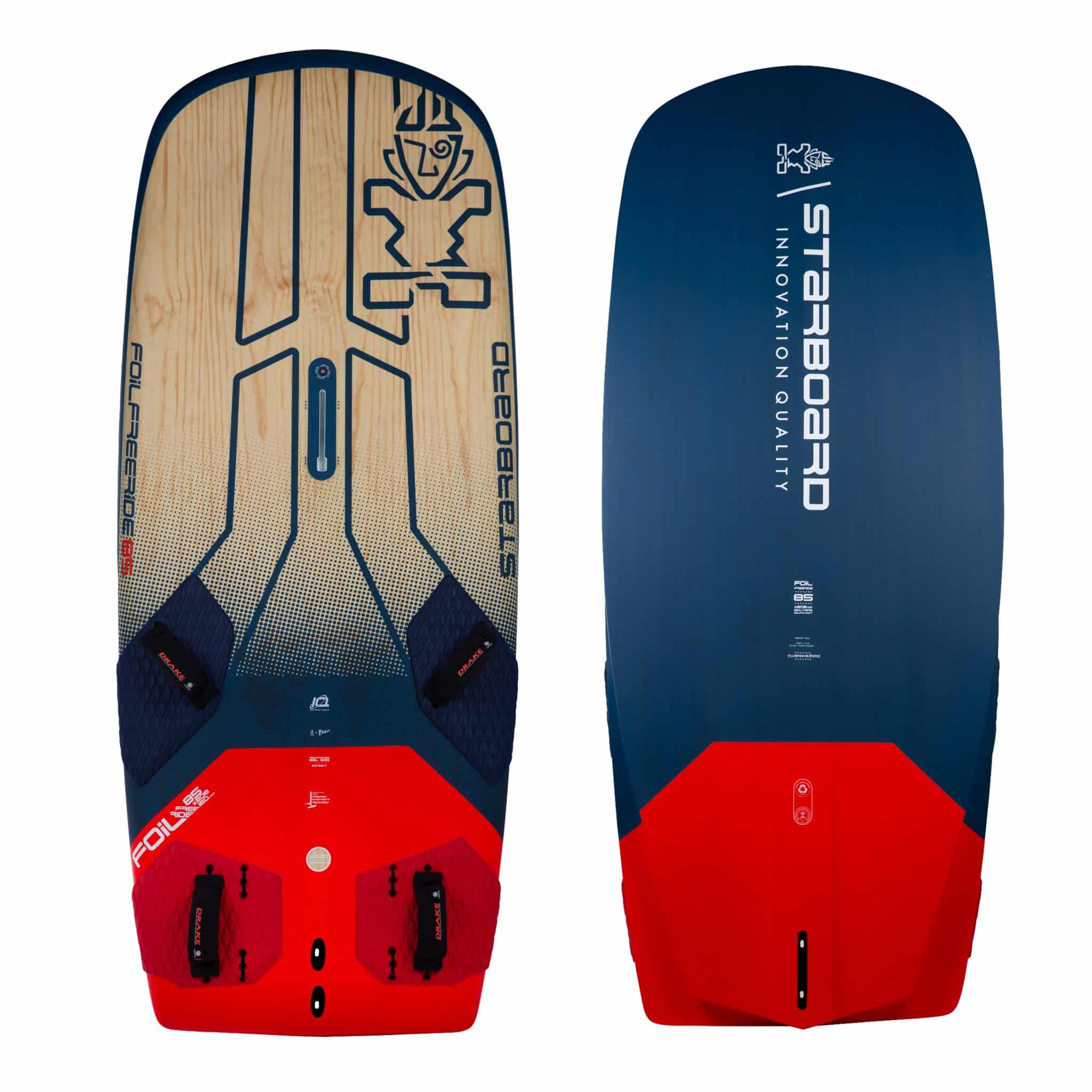 Starboard Foil Freeride Wood sandwich boven en onder