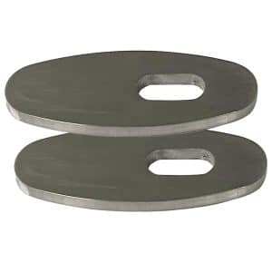 Starboard oval reinforcement washer foil box